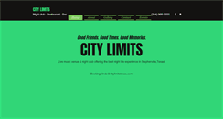 Desktop Screenshot of citylimitstexas.com